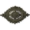 Ekena Millwork Antonio Ceiling Medallion, Hand-Painted Witch Hazel, 35 7/8"W x 22 1/2"H x 4 3/8"P CM35X22ANWHF - alternate 1